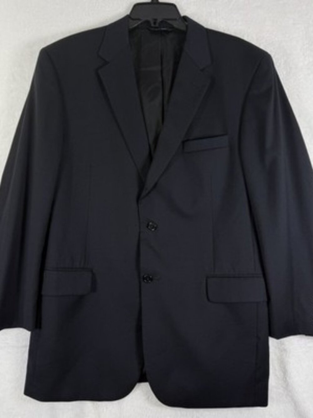 Jos A Bank Blazer 43r Wool Navy Blue Suit Jacket Mens 2 Signature Collection